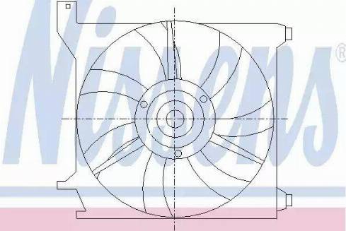 Nissens 85588 - Ventilators, Motora dzesēšanas sistēma autodraugiem.lv