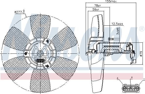 Nissens 85679 - Ventilators, Motora dzesēšanas sistēma autodraugiem.lv