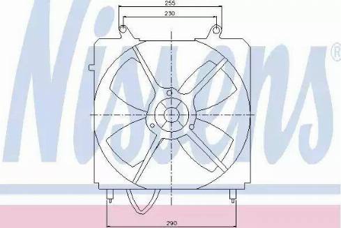 Nissens 85098 - Ventilators, Motora dzesēšanas sistēma autodraugiem.lv