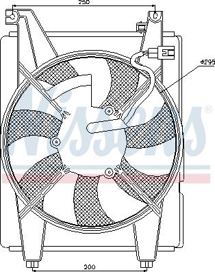 Nissens 85088 - Ventilators, Motora dzesēšanas sistēma autodraugiem.lv