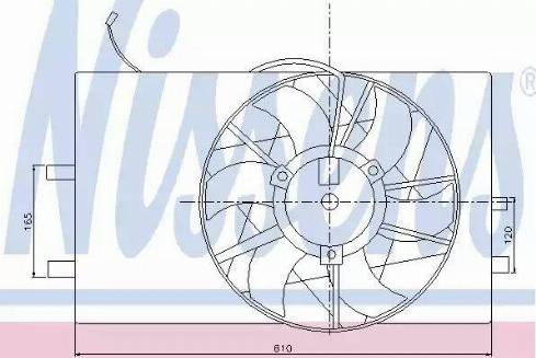 Nissens 85079 - Ventilators, Motora dzesēšanas sistēma autodraugiem.lv