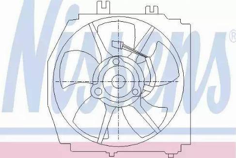 Nissens 85380 - Ventilators, Motora dzesēšanas sistēma autodraugiem.lv