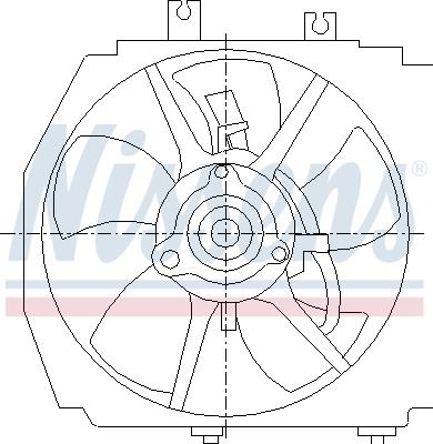 Nissens 85381 - Ventilators, Motora dzesēšanas sistēma autodraugiem.lv