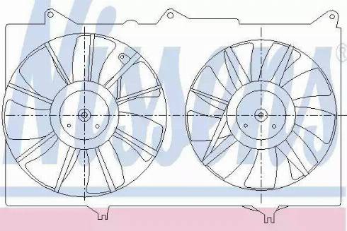 Nissens 85287 - Ventilators, Motora dzesēšanas sistēma autodraugiem.lv