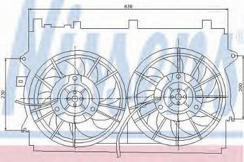 Nissens 85235 - Ventilators, Motora dzesēšanas sistēma autodraugiem.lv