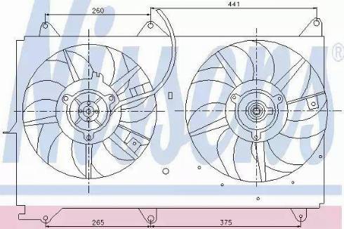 Nissens 85237 - Ventilators, Motora dzesēšanas sistēma autodraugiem.lv