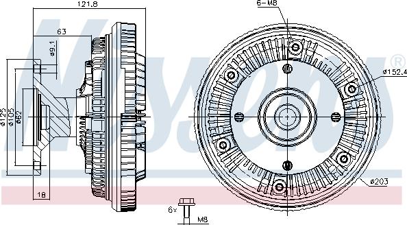 Nissens 86160 - Ventilators, Motora dzesēšanas sistēma autodraugiem.lv