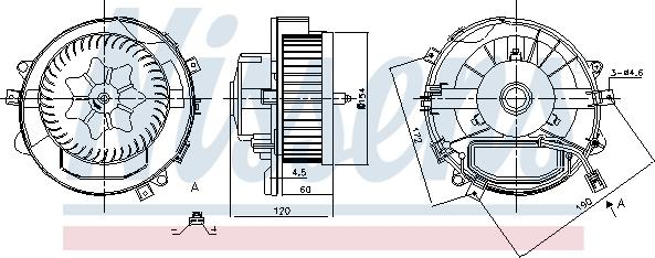 Nissens 87426 - Salona ventilators autodraugiem.lv