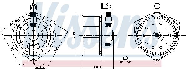 Nissens 87550 - Salona ventilators autodraugiem.lv