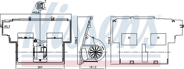 Nissens 87642 - Salona ventilators autodraugiem.lv