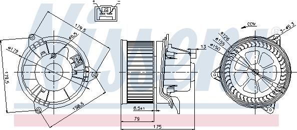 Nissens 87027 - Salona ventilators autodraugiem.lv