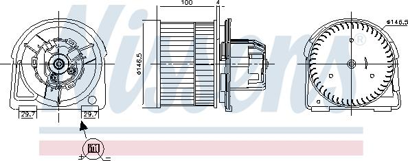 Nissens 87382 - Salona ventilators autodraugiem.lv