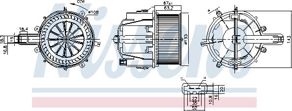 Nissens 87759 - Salona ventilators autodraugiem.lv