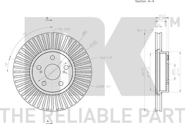 NK 2045132 - Bremžu diski autodraugiem.lv