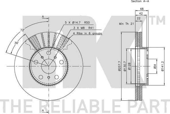 NK 204534 - Bremžu diski autodraugiem.lv