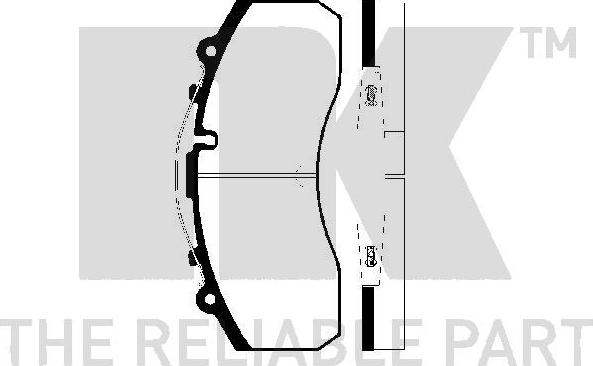 NK 229987 - Bremžu uzliku kompl., Disku bremzes autodraugiem.lv