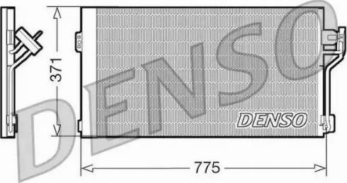 NPS DCN17050 - Kondensators, Gaisa kond. sistēma autodraugiem.lv