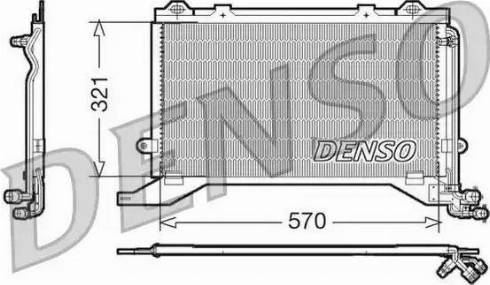 NPS DCN17020 - Kondensators, Gaisa kond. sistēma autodraugiem.lv