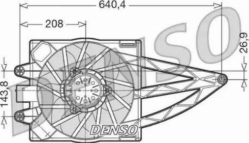 NPS DER09019 - Ventilators, Motora dzesēšanas sistēma autodraugiem.lv