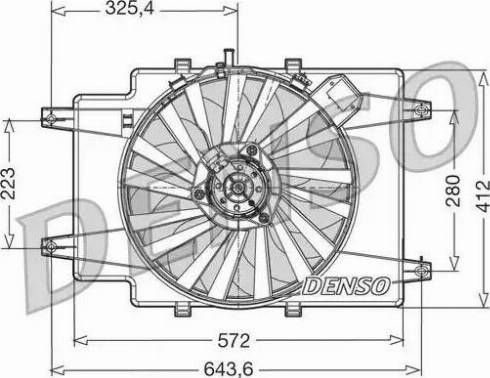 NPS DER01007 - Ventilators, Motora dzesēšanas sistēma autodraugiem.lv