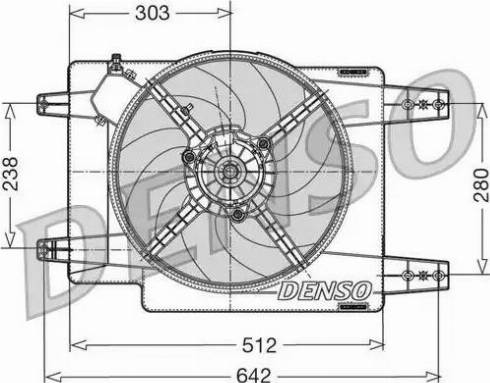 NPS DER01011 - Ventilators, Motora dzesēšanas sistēma autodraugiem.lv