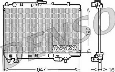 NPS DRM44006 - Radiators, Motora dzesēšanas sistēma autodraugiem.lv