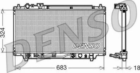 NPS DRM44001 - Radiators, Motora dzesēšanas sistēma autodraugiem.lv