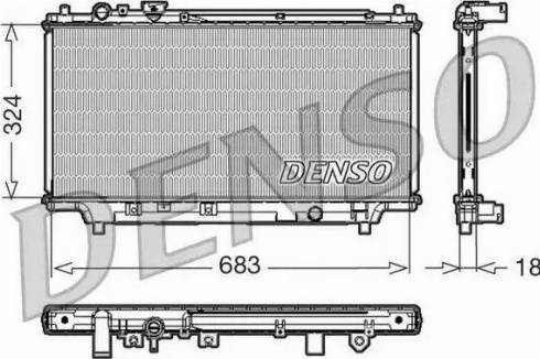 NPS DRM44002 - Radiators, Motora dzesēšanas sistēma autodraugiem.lv