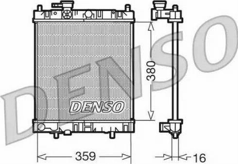 NPS DRM46001 - Radiators, Motora dzesēšanas sistēma autodraugiem.lv