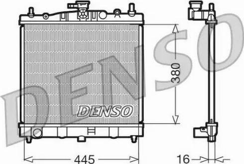 NPS DRM46002 - Radiators, Motora dzesēšanas sistēma autodraugiem.lv