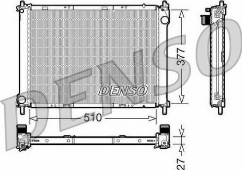 NPS DRM46022 - Radiators, Motora dzesēšanas sistēma autodraugiem.lv