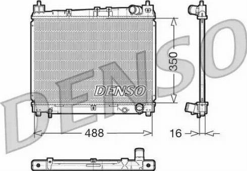 NPS DRM50006 - Radiators, Motora dzesēšanas sistēma autodraugiem.lv