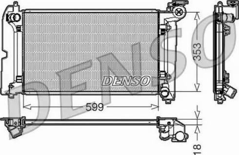 NPS DRM50011 - Radiators, Motora dzesēšanas sistēma autodraugiem.lv