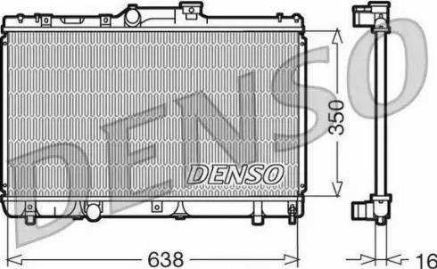 NPS DRM50013 - Radiators, Motora dzesēšanas sistēma autodraugiem.lv