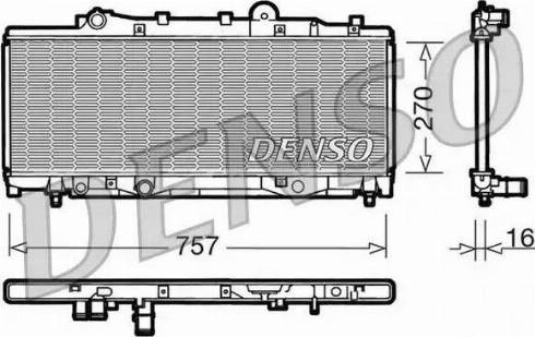 NPS DRM09090 - Radiators, Motora dzesēšanas sistēma autodraugiem.lv