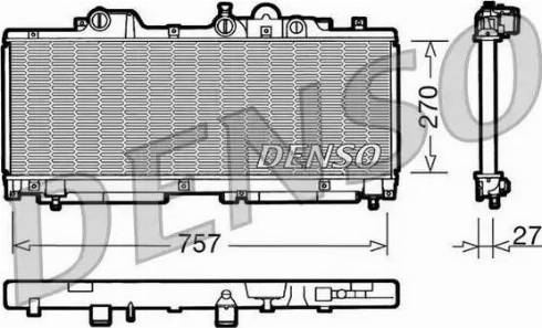 NPS DRM09091 - Radiators, Motora dzesēšanas sistēma autodraugiem.lv