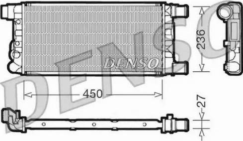 NPS DRM09041 - Radiators, Motora dzesēšanas sistēma autodraugiem.lv