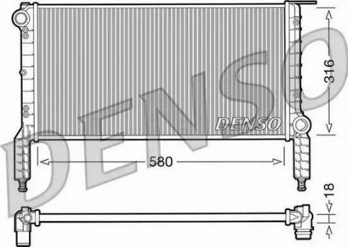 NPS DRM09064 - Radiators, Motora dzesēšanas sistēma autodraugiem.lv