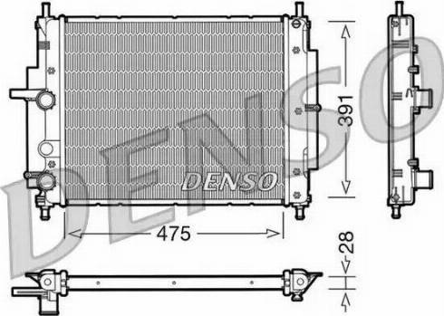 NPS DRM09036 - Radiators, Motora dzesēšanas sistēma autodraugiem.lv