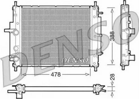 NPS DRM09032 - Radiators, Motora dzesēšanas sistēma autodraugiem.lv