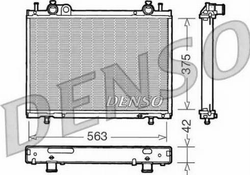 NPS DRM09021 - Radiators, Motora dzesēšanas sistēma autodraugiem.lv