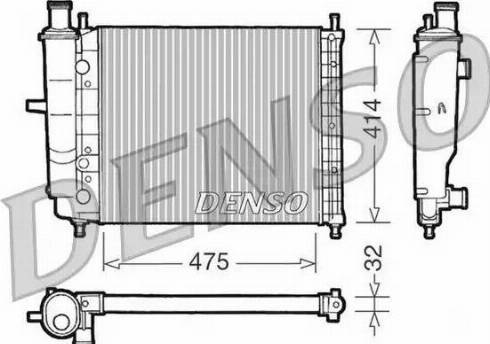 NPS DRM09028 - Radiators, Motora dzesēšanas sistēma autodraugiem.lv