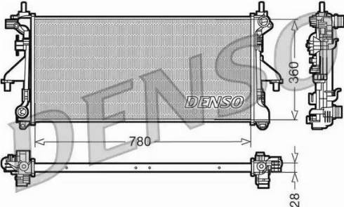 NPS DRM09079 - Radiators, Motora dzesēšanas sistēma autodraugiem.lv