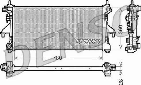 NPS DRM09079 - Radiators, Motora dzesēšanas sistēma autodraugiem.lv