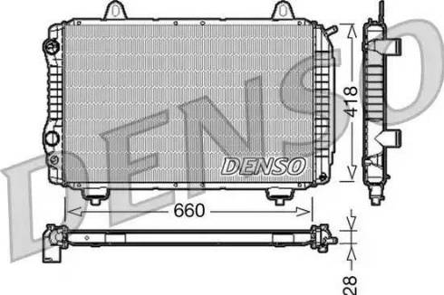 NPS DRM09071 - Radiators, Motora dzesēšanas sistēma autodraugiem.lv