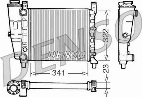 NPS DRM09141 - Radiators, Motora dzesēšanas sistēma autodraugiem.lv