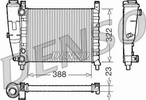 NPS DRM09142 - Radiators, Motora dzesēšanas sistēma autodraugiem.lv