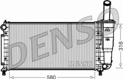 NPS DRM09105 - Radiators, Motora dzesēšanas sistēma autodraugiem.lv