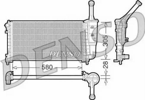 NPS DRM09106 - Radiators, Motora dzesēšanas sistēma autodraugiem.lv