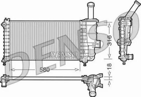 NPS DRM09100 - Radiators, Motora dzesēšanas sistēma autodraugiem.lv